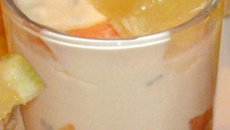 Verrine de saumon et Boursin