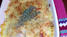 Gratin de lapin au Beaufort