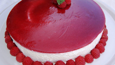 Bavarois à la fraise