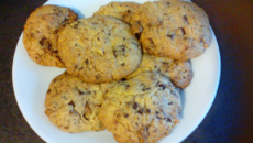 Cookies chocolat et noix du brésil