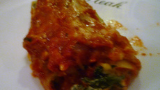 Cannellonis d'épinards et fromage blanc