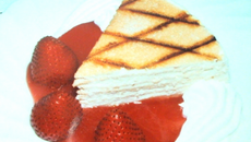 Gâteau de crepes aux fraises