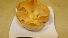 Croustillant de boudin blanc aux pommes