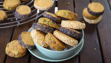 Trio de sablés au parmesan