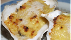 Huitres gratinées au Parmesan et Curry