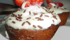 Cupcakes aux Fraises