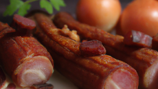 Djote lardons saucisse