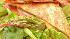 Croque-monsieur Fourme d'Ambert, chorizo et quelques noix...