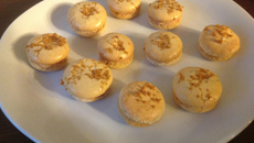 Macarons au pain d'épices et foie gras