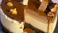Cheesecake à la crème de nougat et au nutella
