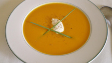 Velouté potimarron et patate douce