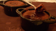 Moelleux au chocolat et cœur de Nutella