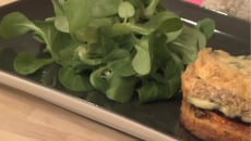 Mille-feuille de légumes à la Fourme d'Ambert