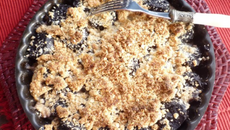 Crumble de boudin antillais à la noix de Coco et pommes