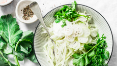 Râpée de choux rave aux pommes