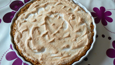 Tarte meringuée au citron