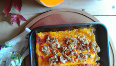 Gratin de potiron à l'emmental de Savoie et noix de muscade