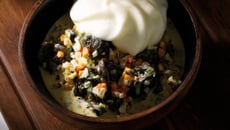 Escargots et fausse purée