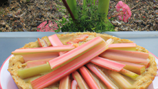 Tarte à la rhubarbe généreuse