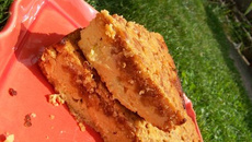 Gâteau sablé moelleux au citron vert, petits beurre et lait concentré un délice!