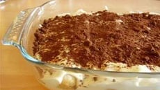 Tiramisu au sucre de canne