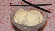 Glace vanille et huile de vanille