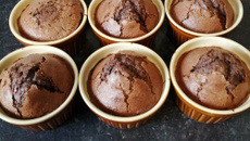 Fondant au chocolat à la poudre d'amande