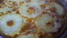 La tarte à l'ananas