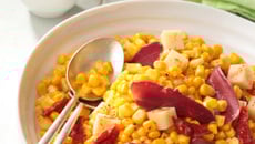 Salade de maïs au magret fumé