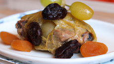 Papillotes de veau aux raisins