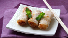 Nems poulet crevettes