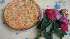 Tarte aux fruits variés et amandes