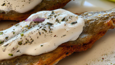 Hareng fumé au tzatziki
