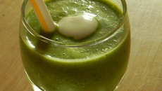 Verrine de Courgette aux fanes de Radis