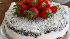 Lamington cake sans gluten