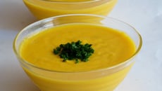 Velouté froid de carottes céleri rave et orange