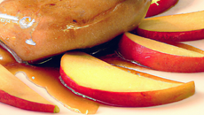 Foie gras de canard, pommes surprises