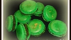 Macarons pistaches / orgeat