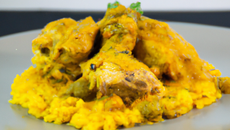 Carry poulet au gingembre et curcuma