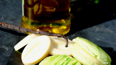 Macarons à l'huile d'olive et à la vanille