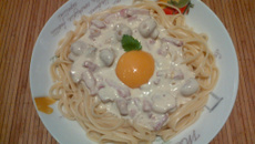 Spaghetti à la Carbonara