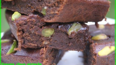The brownie à la pistache