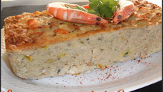 Terrine de lotte aux crevettes