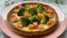Tarte saumon brocoli