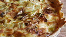 Tarte aux poireaux maison
