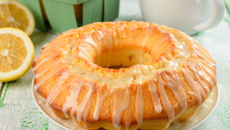 Cake au citron et son glaçage léger