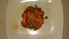 Petits pois carottes aux lardons