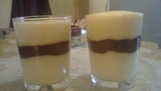 Crème dessert au chocolat et citron