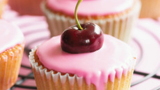 Cupcakes aux cerises