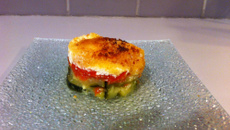 Tian aux courgettes et ricotta